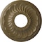 Ekena Millwork Blackthorn Ceiling Medallion (Canopies up to 4 7/8"), 11 3/4"OD x 3 5/8"ID x 1"P, Mississippi Mud CM11BLMMF - alternate 1